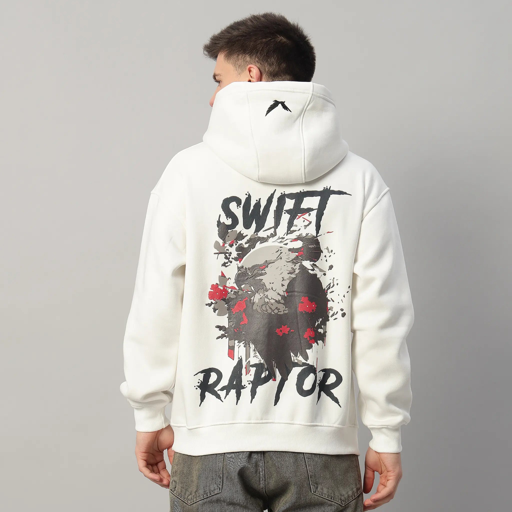 White Swift Raptor Hoodie