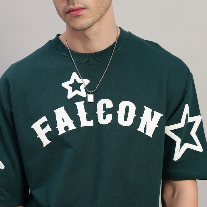 DARK GREEN STELLAR CONSTELLATION T-SHIRT