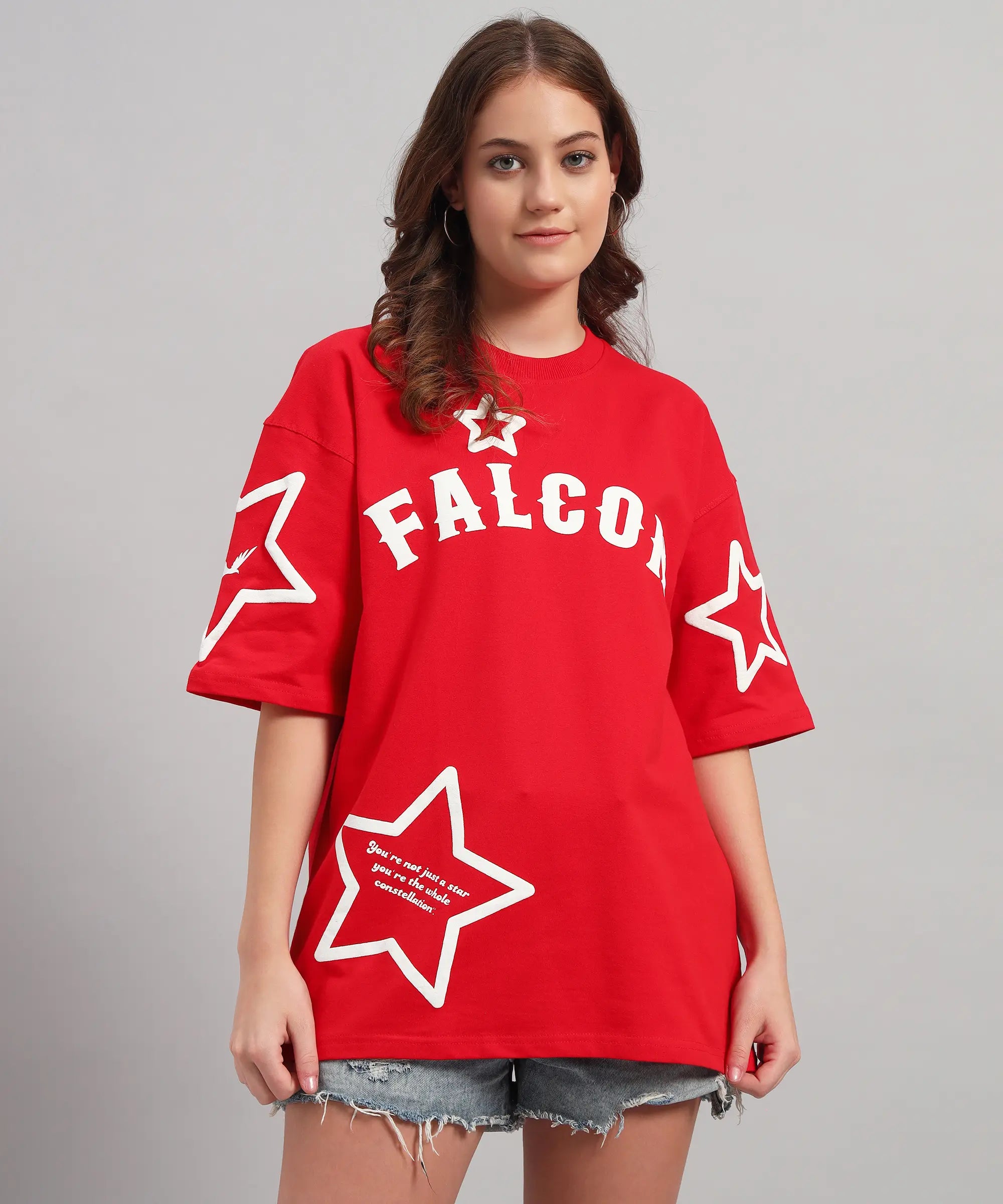 RED COSMIC RADIANCE T-SHIRT