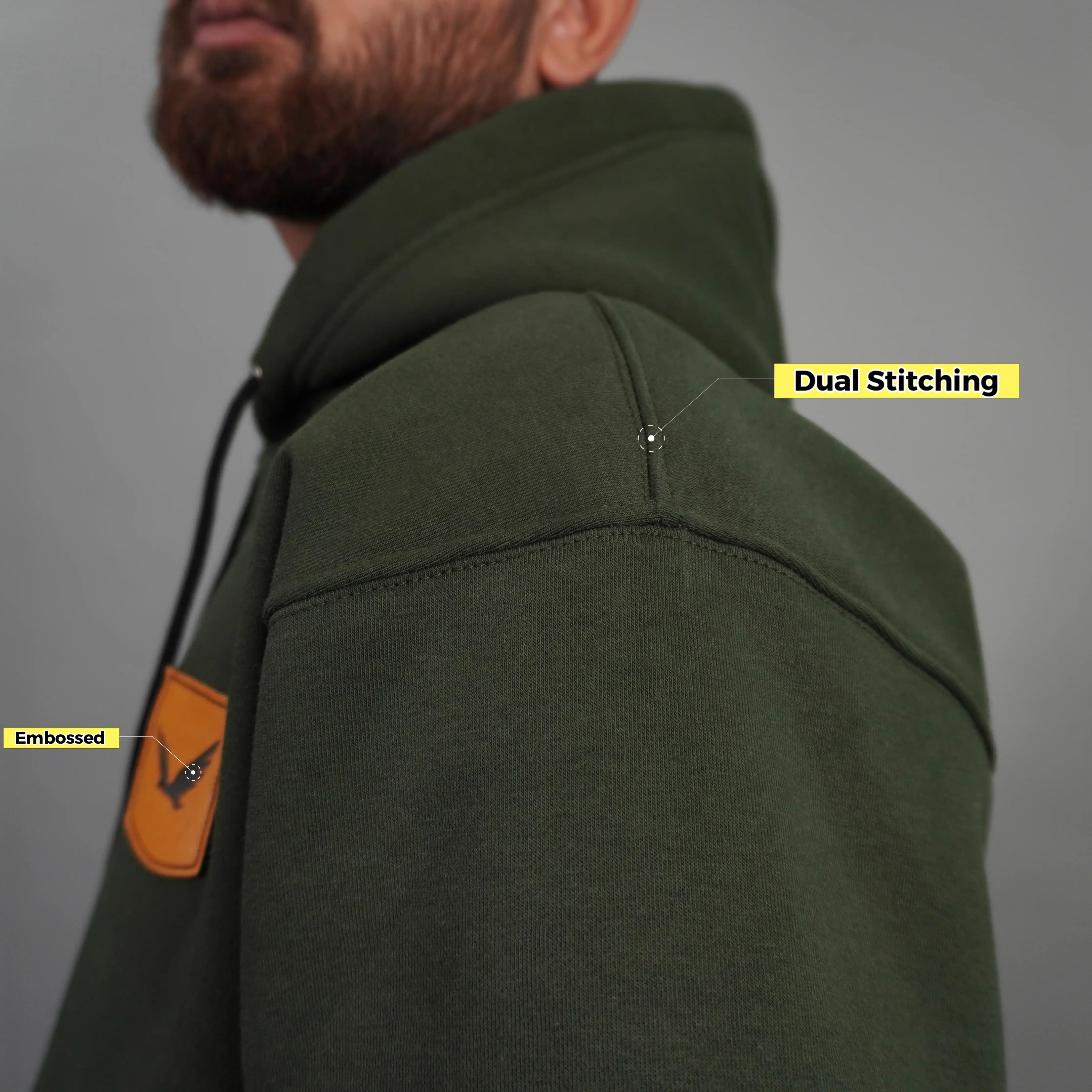 Green Oversized Hoodie